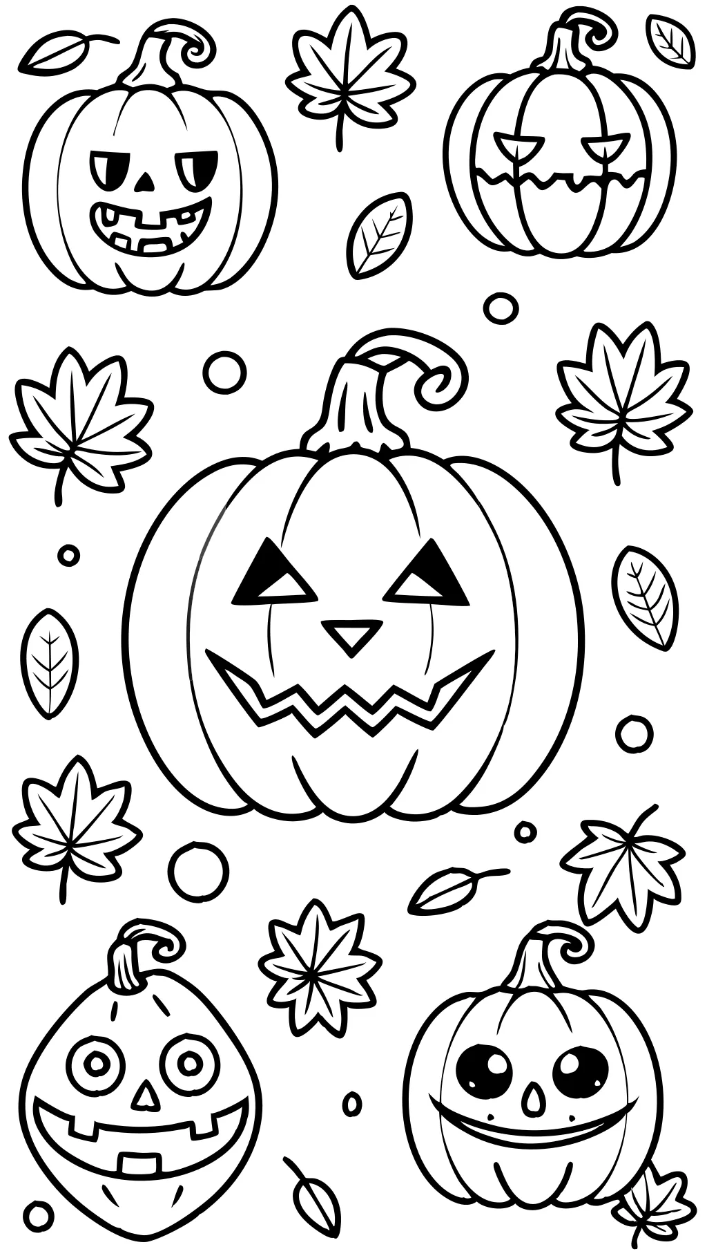 printable jackolantern coloring page